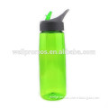 plastic Hot sell water bottle with flip straw